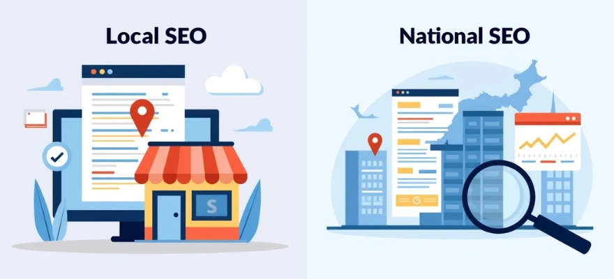 Local SEO vs National SEO